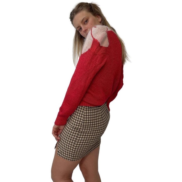 80S WRAP PLUNGE SWEATER ♥️ - Picture 2 of 3